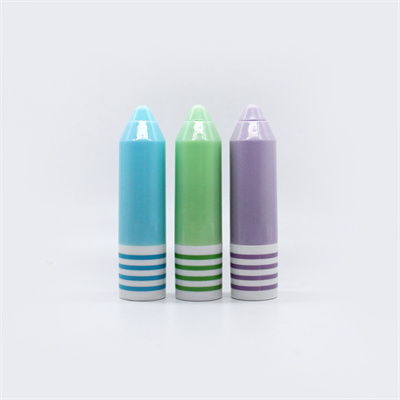 Plastic Vaseline Tube Lip Balm with Nib Shape 