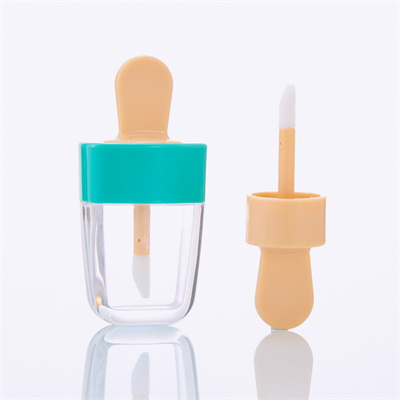 8ml Cute Ice Cream Shape Diy lip gloss tube containers With Wands For Girls 