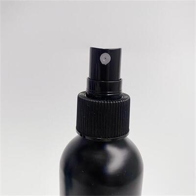 Matte Black Aluminum Custom Spray Bottles with Fine Mist