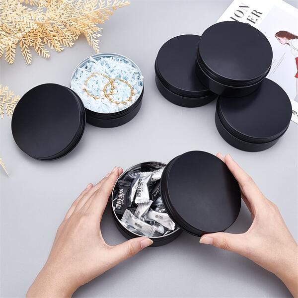 The Advantages of Using Black Aluminum Jars for Cosmetic & Skincare Packaging