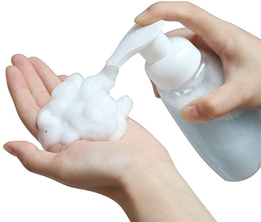 How does a foaming bottle work