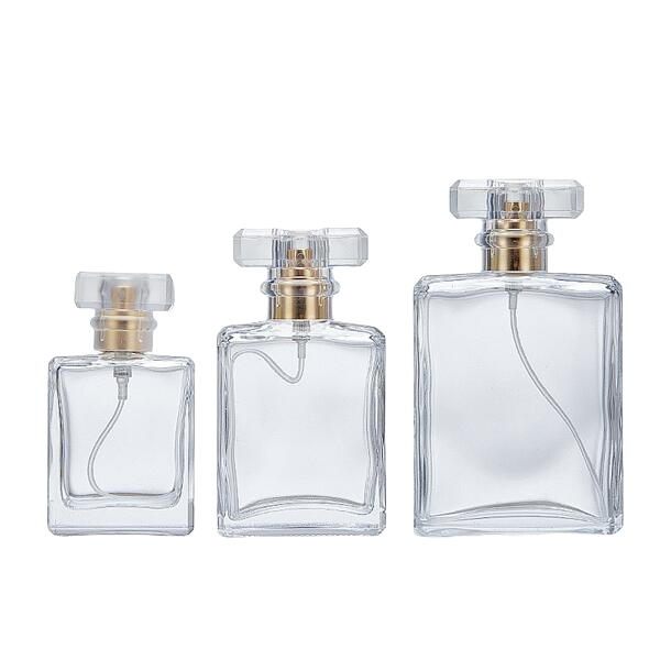 Luxury Empty Perfume Glass Bottles 30ml 50ml 100ml Square